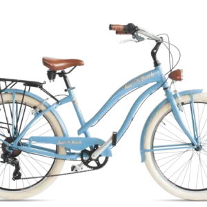 Sun on the Beach Lady 26" Light Blue 6V