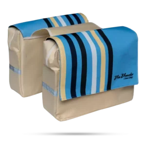 Via Veneto kerékpáros táska, kék-bézs